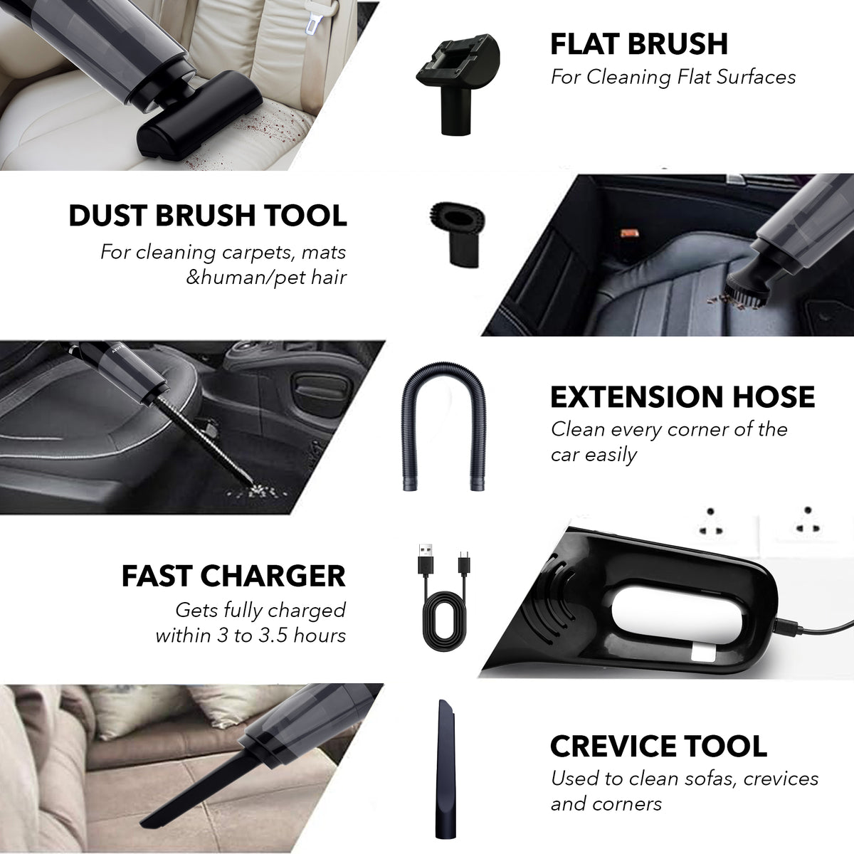 Sweep X Black Brushless Vacuum