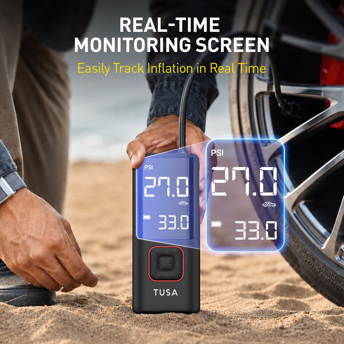 Red - digital gauge