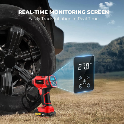 Storm Ultra Cordless Inflator- Red