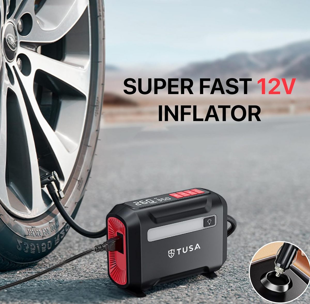 Drive Go Corded Tyre Inflator