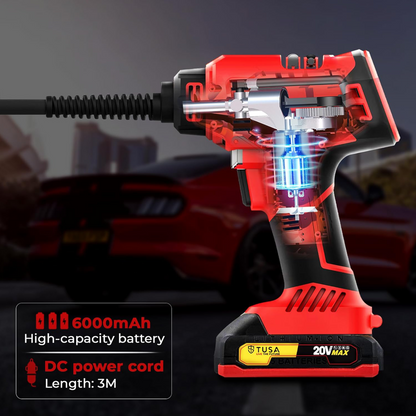 Storm Ultra Cordless Inflator- Red