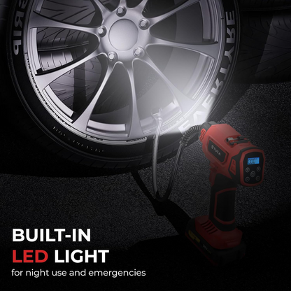 Storm Ultra Cordless Inflator- Red