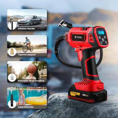 Storm Ultra Cordless Inflator- Red