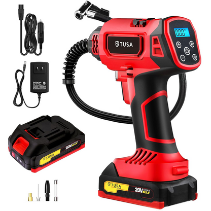 Storm Ultra Cordless Inflator- Red