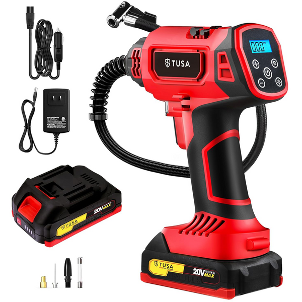 Storm Ultra Cordless Inflator- Red