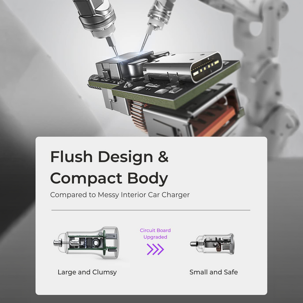 TUSA USB C Car Charger