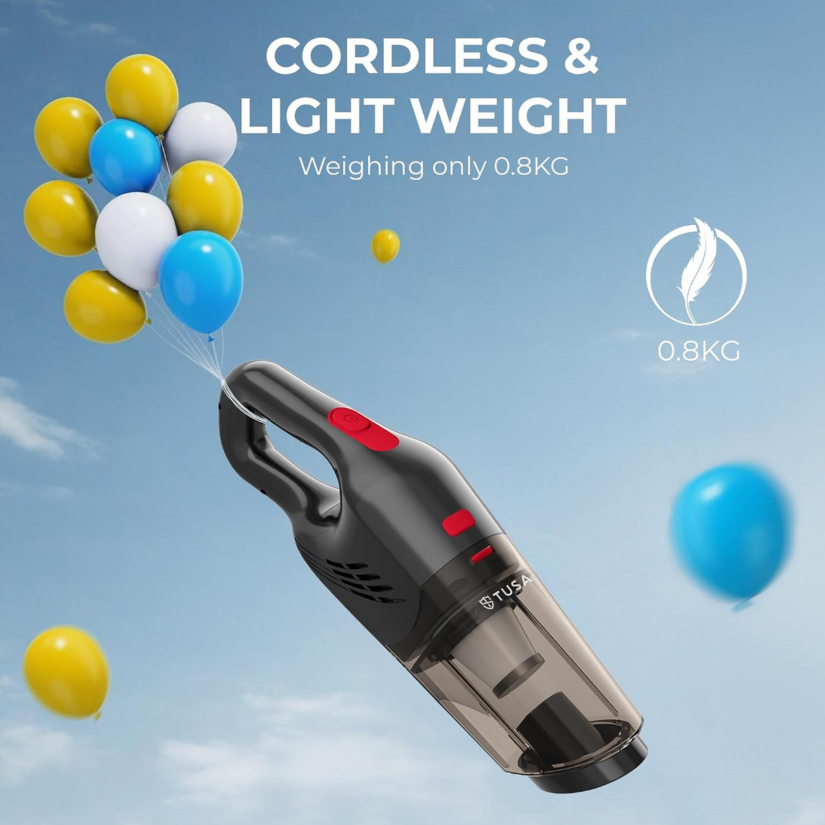 Tusa High Power Cordless Vacuum Cleaner