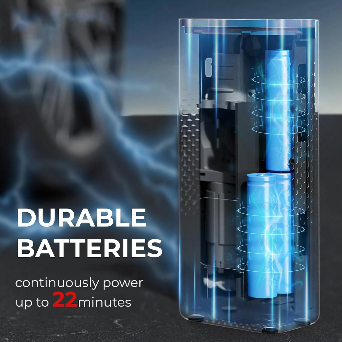 Blue - durable batteries