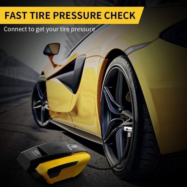 TUSA Tyre Inflator Yellow For Car - Image 6